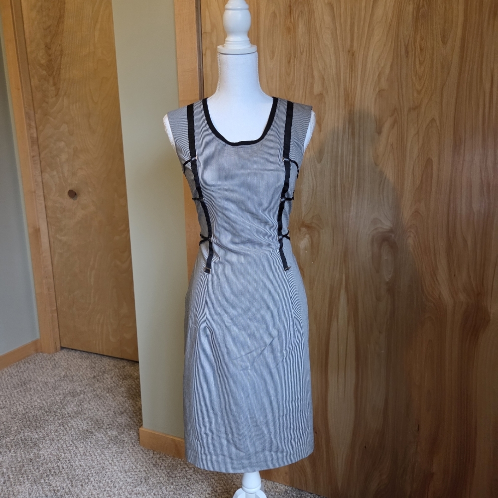 Vintage Y2k Perspective Office Siren dress
